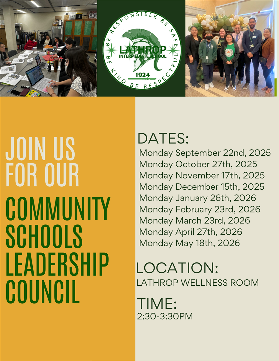 Community Schools Leadership Council 